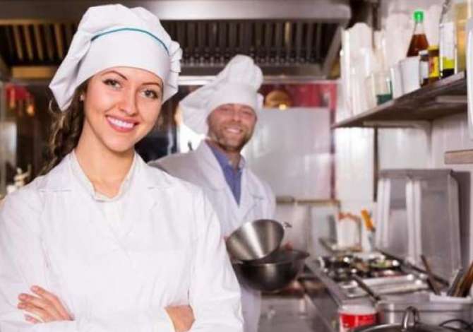 Njoftime Pune Ndihmes kuzhinier dhe receptioniste