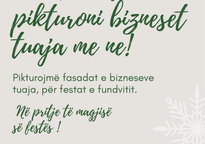Sherbime Artistike ne Tirane - 100 Euro
