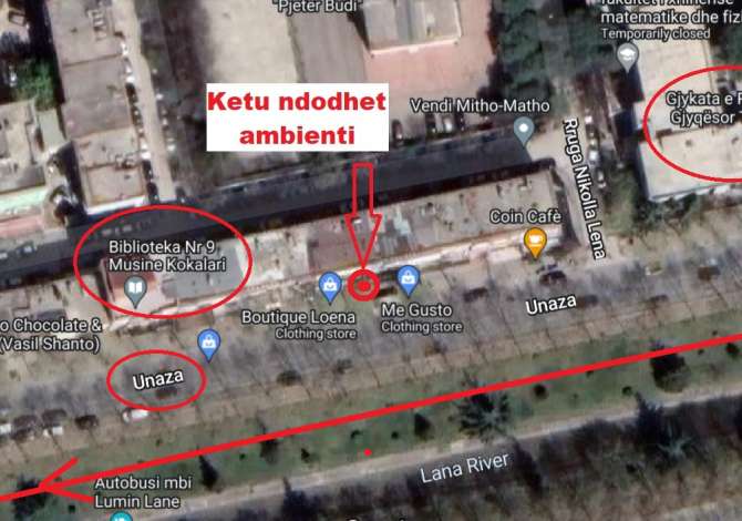 Business Property for Rent 1+1 in Tirana - 70,000 Leke
