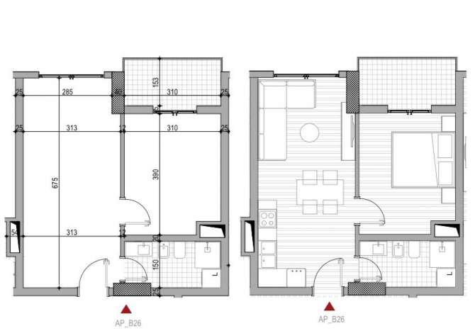 Shtepi ne shitje 1+1 ne Tirane - 75,000 Euro