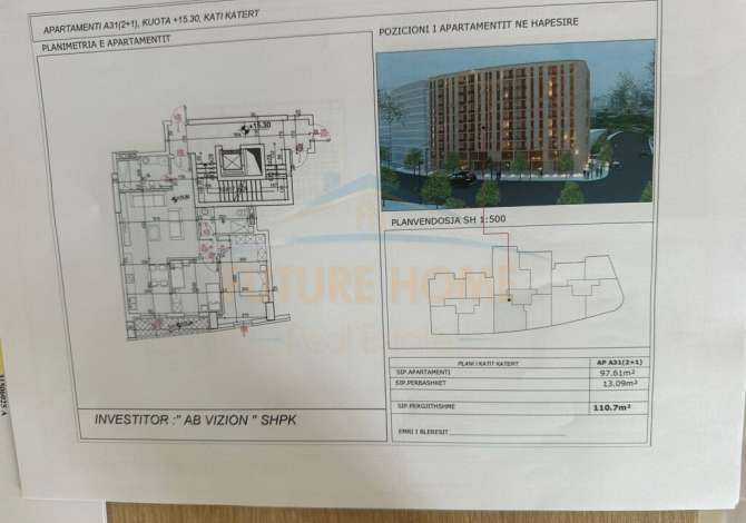Shtepi ne shitje 2+1 ne Tirane - 144,300 Euro