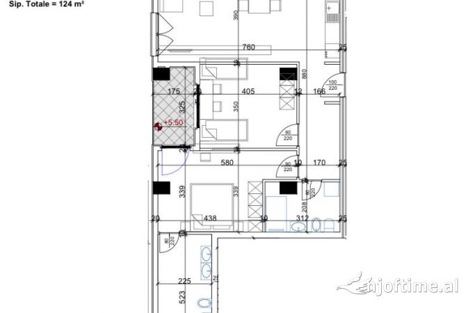 Shtepi ne shitje 2+1 ne Tirane - 157,800 Euro