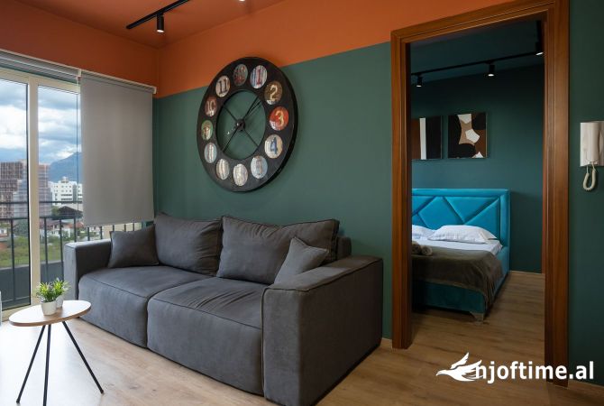 Shtepi me qera Apartament ne Tirane, 1+1, Mobilimi E mobiluar, Pagesa 600  Euro.