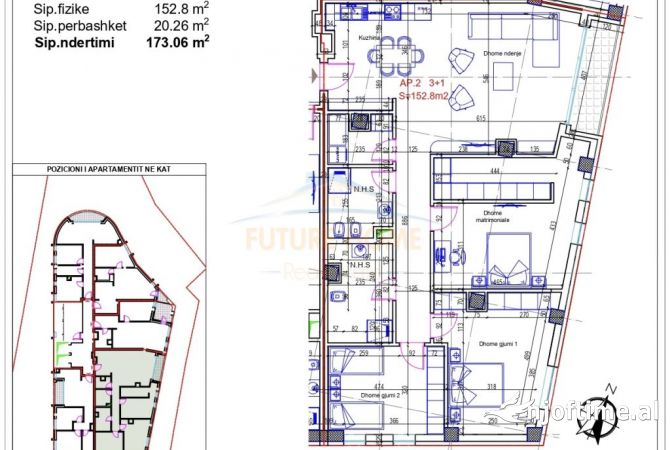 Shtepi ne shitje 3+1 ne Tirane - 276,900 Euro