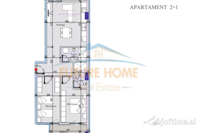 Shtepi ne shitje 2+1 ne Tirane - 128,000 Euro