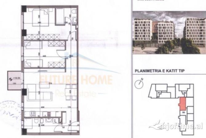 Shtepi ne shitje 2+1 ne Tirane - 212,000 Euro