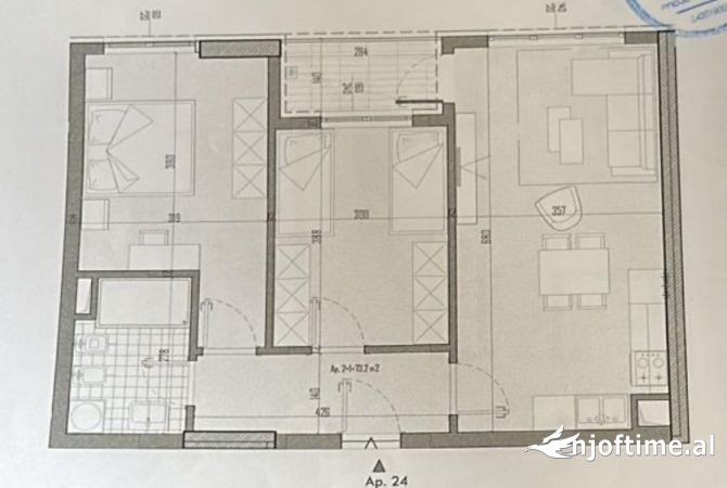 Shtepi ne shitje 2+1 ne Tirane - 108,000 Euro