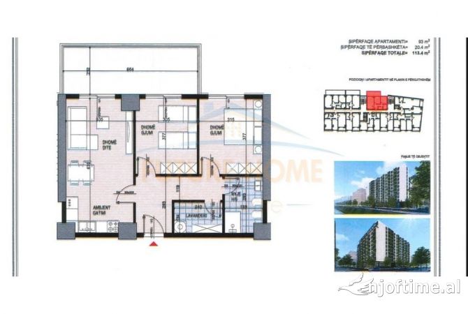 Shtepi ne shitje 2+1 ne Tirane - 130,000 Euro
