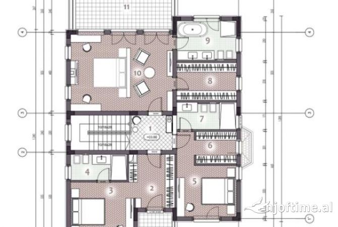 Shtepi ne shitje 7+1 ne Tirane - 1,200,000 Euro