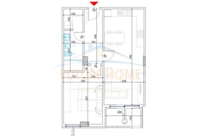 Shtepi ne shitje 1+1 ne Tirane - 147,000 Euro