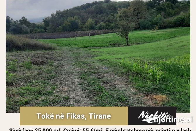 Truall ose Toke  ne Tirane - 1,375,000 Euro