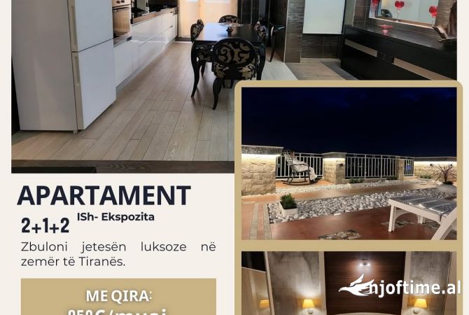 House for Rent 2+1 in Tirana - 950 Euro