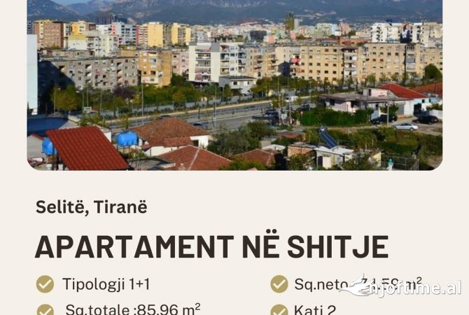 Casa in vendita 1+1 a Tirana - 129,000 Euro