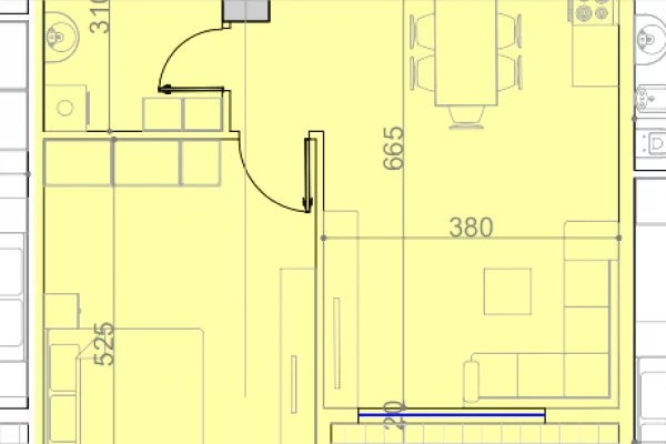 Shtepi ne shitje 1+1 ne Tirane - 95,625 Euro