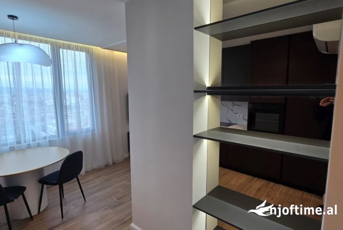 Shtepi me qera Apartament ne Tirane, 1+1, Mobilimi E mobiluar, Pagesa 1,200  Euro.