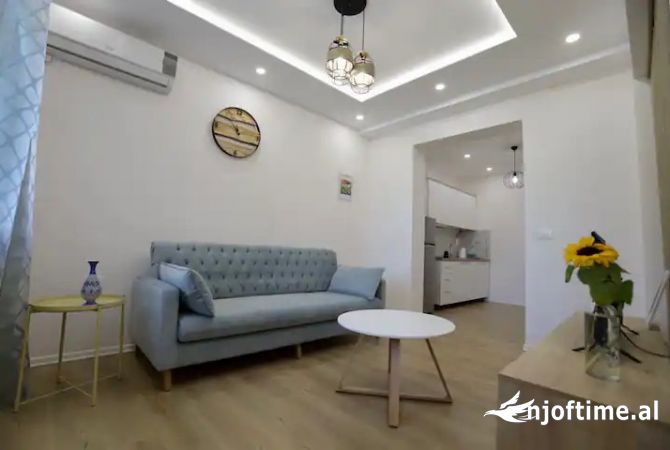 Shtepi me qera Apartament ne Tirane, 1+1, Mobilimi E mobiluar, Pagesa 550  Euro.