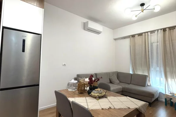Shtepi ne shitje Apartament ne Tirane, 1+1, Mobilimi E mobiluar, Pagesa 105,000  Euro.