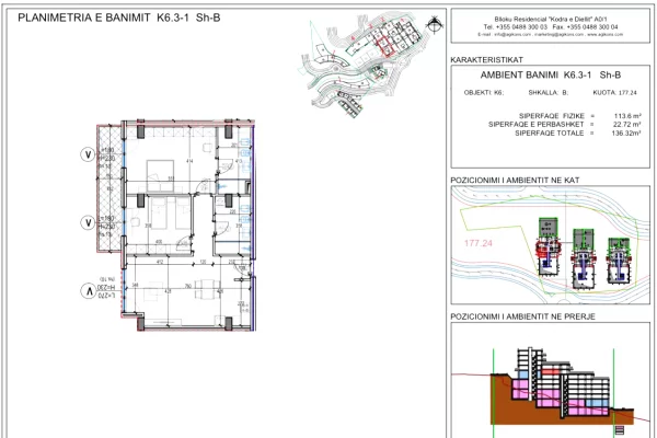 Shtepi ne shitje 2+1 ne Tirane - 242,000 Euro