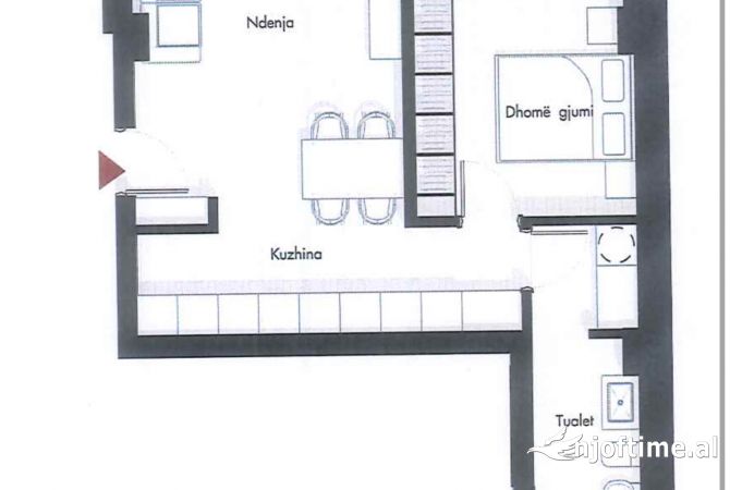 Shtepi ne shitje 1+1 ne Tirane - 114,300 Euro