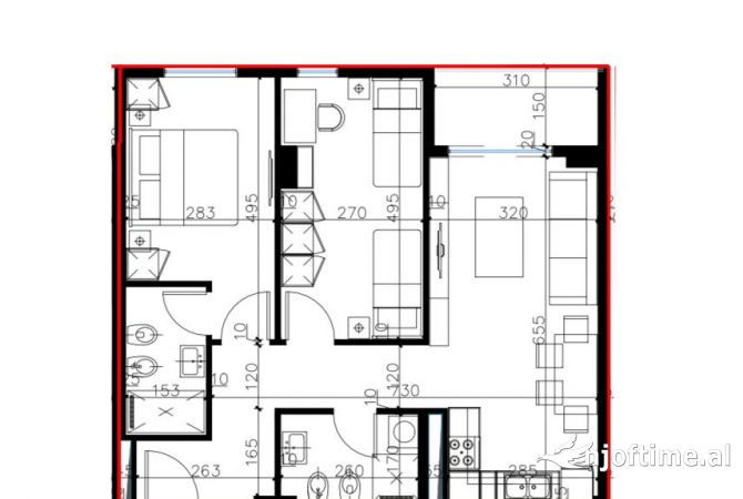 Shtepi ne shitje 2+1 ne Tirane - 82,650 Euro
