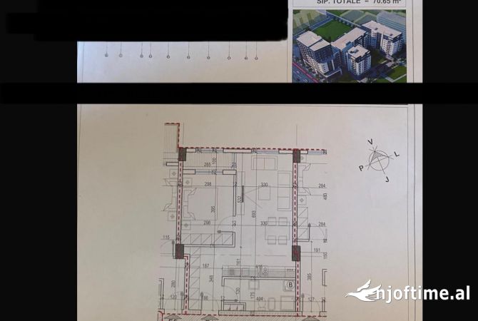 Shtepi ne shitje Apartament ne Tirane, 1+1, Mobilimi Bosh, pa mobiluar, Pagesa 110,000  Euro.