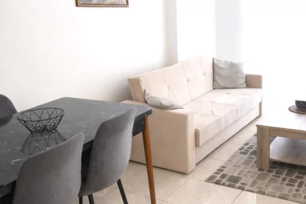 Shtepi me qera Apartament ne Tirane, 1+1, Mobilimi E mobiluar, Pagesa 600  Euro.