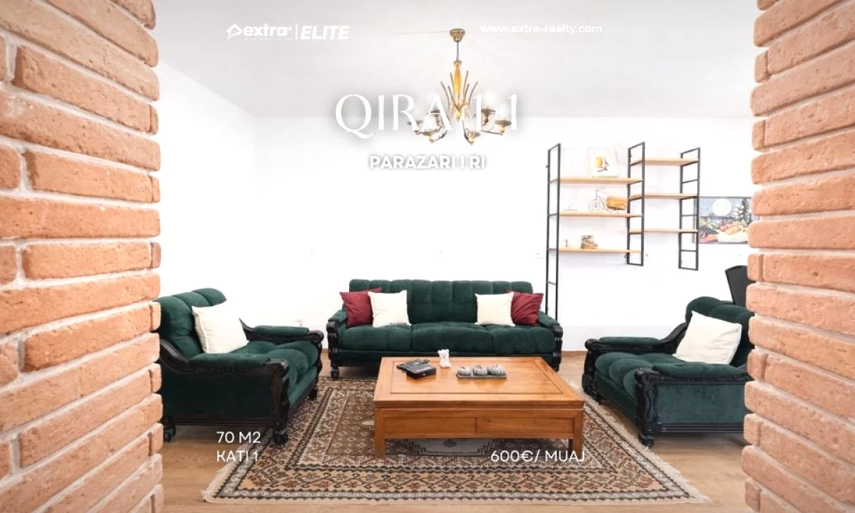 Apartment for rent in Tirana 1+1, Furnished