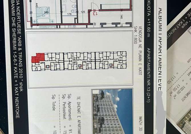 Shtepi ne shitje 2+1 ne Tirane - 82,500 Euro