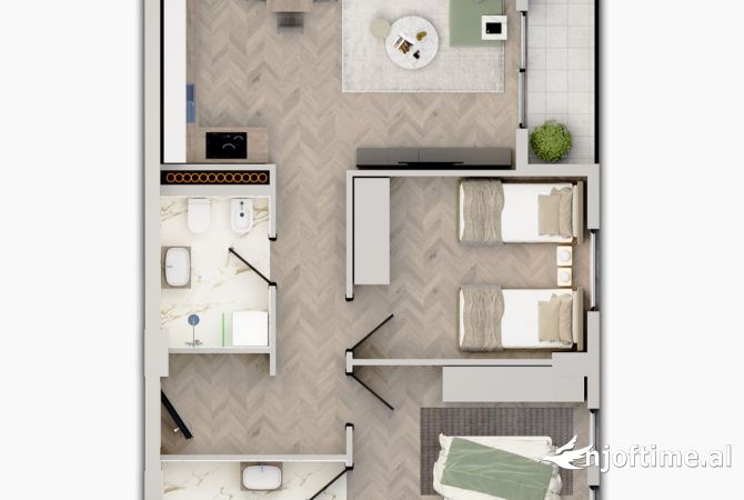 Shtepi ne shitje 2+1 ne Tirane - 95,739 Euro