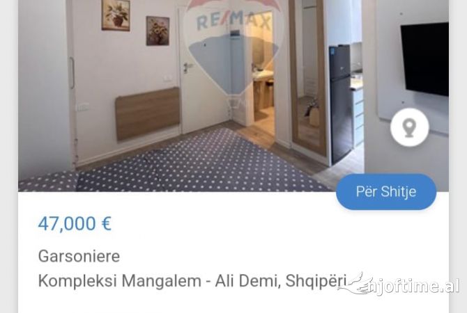 Shtepi ne shitje Garsoniere ne Tirane - 47,000 Euro
