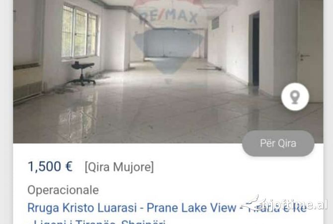 Ambient biznesi me qera 1+1 ne Tirane - 1,500 Euro