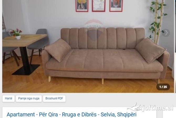 Shtepi me qera 1+1 ne Tirane - 600 Euro