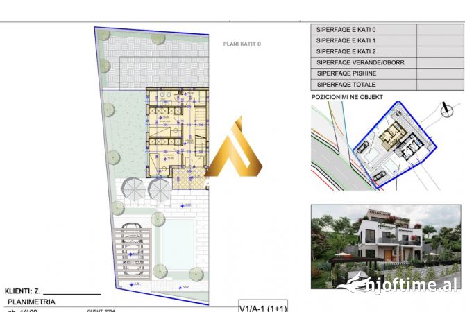 Luxury villas for sale in Himara 3+1, In Part