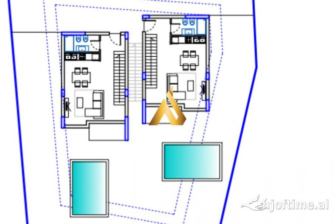 Luxury villas for sale in Himara 3+1, In Part