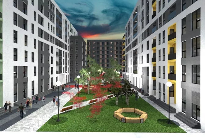 Shtepi ne shitje Apartament ne Tirane, 1+1, Mobilimi Bosh, pa mobiluar, Pagesa 91,700  Euro.