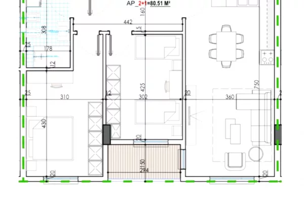 Shtepi ne shitje Apartament ne Tirane, 2+1, Mobilimi Bosh, pa mobiluar, Pagesa 70,500  Euro.