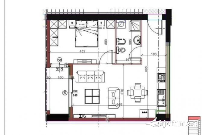 Shtepi ne shitje 1+1 ne Tirane - 102,200 Euro