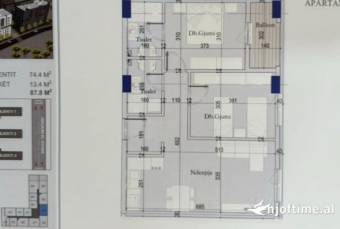 Casa in vendita 2+1 a Tirana - 92,190 Euro