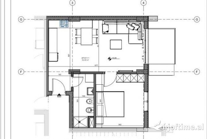 Shtepi ne shitje 1+1 ne Sarande - 100,500 Euro