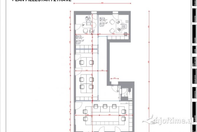 Ambient biznesi me qera 3+1 ne Tirane - 3,000 Euro