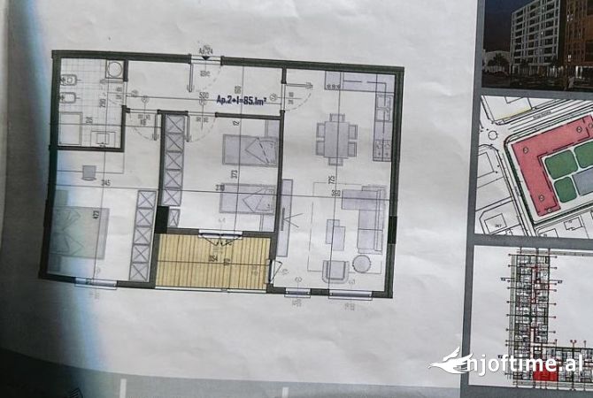 Shtepi ne shitje 2+1 ne Tirane - 84,000 Euro