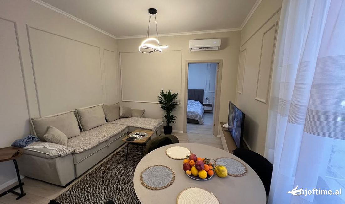 Shtepi me qera Apartament ne Tirane, 1+1, Mobilimi E mobiluar, Pagesa 600  Euro.