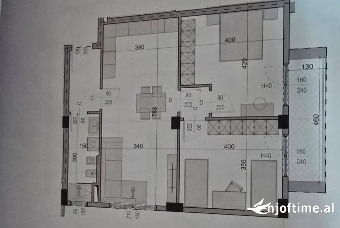 Shtepi ne shitje 2+1 ne Tirane - 66,000 Euro