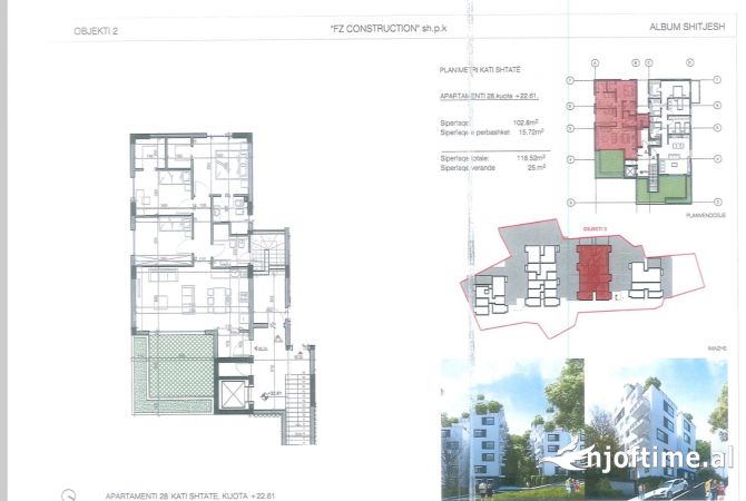 Shtepi ne shitje 2+1 ne Tirane - 240,000 Euro