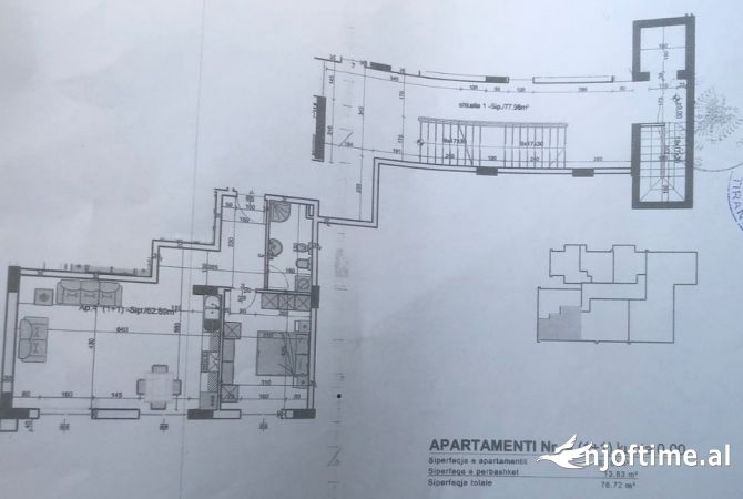 Shtepi ne shitje 1+1 ne Tirane - 140,000 Euro