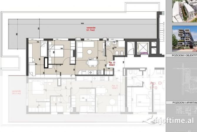 Shtepi ne shitje 2+1 ne Tirane - 97,000 Euro