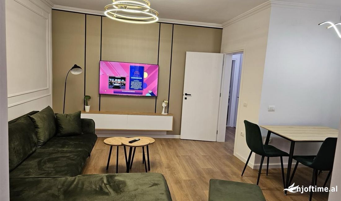 Shtepi me qera Apartament ne Tirane, 1+1, Mobilimi E mobiluar, Pagesa 60,000  Leke.