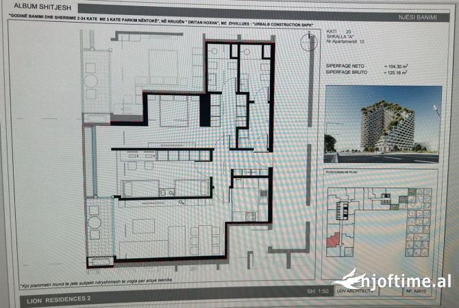 Shtepi ne shitje 2+1 ne Tirane - 225,000 Euro