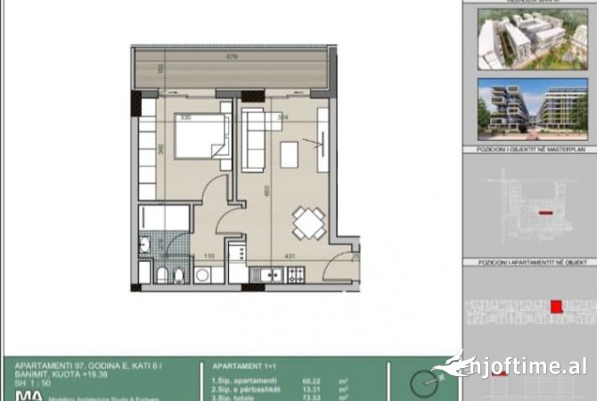 Casa in vendita 1+1 a Tirana - 70,000 Euro
