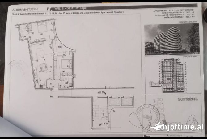 Shtepi ne shitje 2+1 ne Tirane - 242,500 Euro